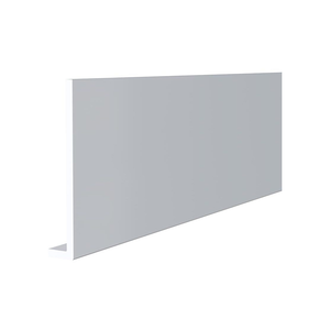 PLANCHE RIVE PVC CELLULAIRE RIVECEL EN L BLANC 200mm 5m 9mm RETOUR 35mm RL205